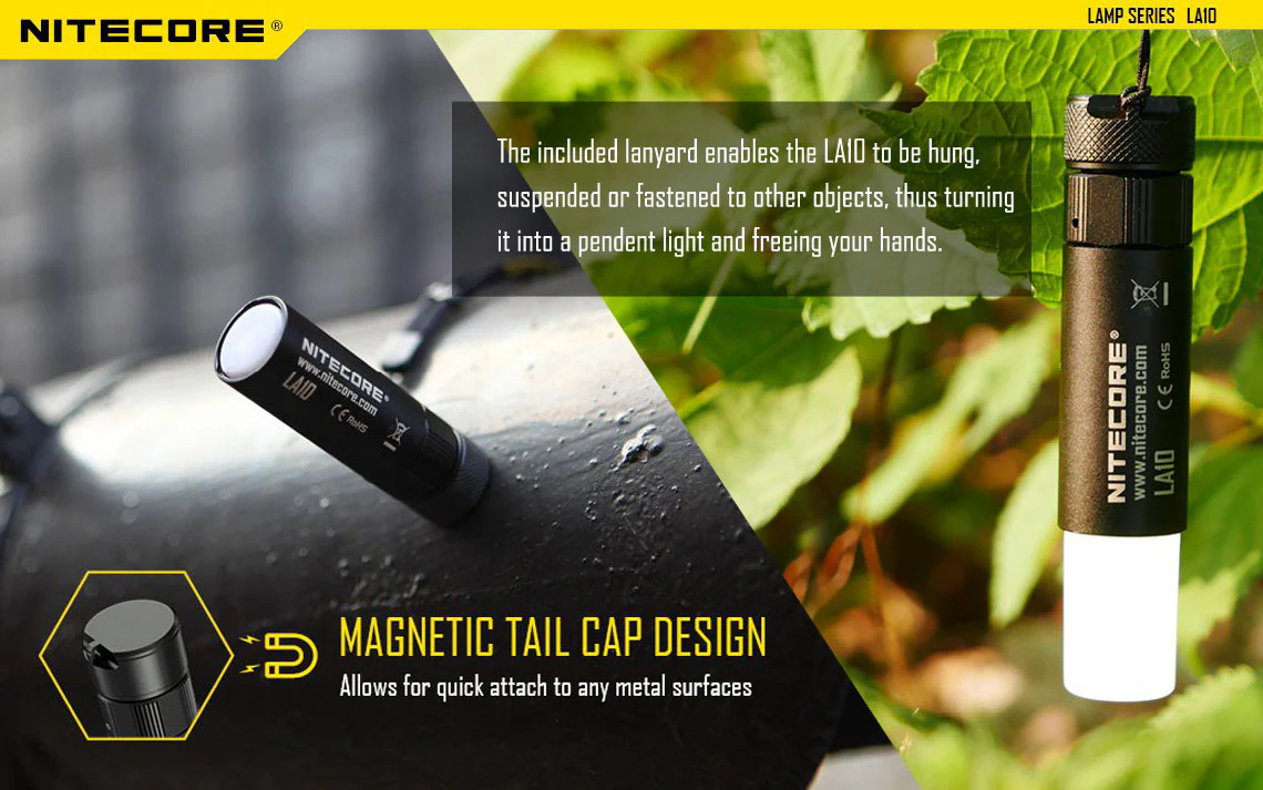 Nitecore LA10 Mini 135 Lumen Lantern - 1xAA - Image 6
