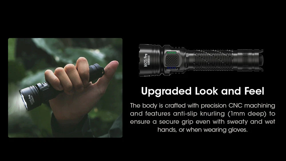Nitecore MH25 Pro 3300 Lumen Long Throw Rechargeable Flashlight - Image 9