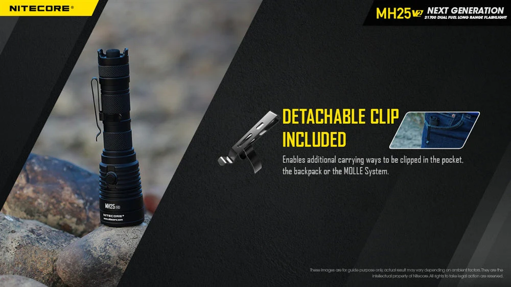 NITECORE MH25 v2 USB-C Rechargeable Flashlight - Image 11