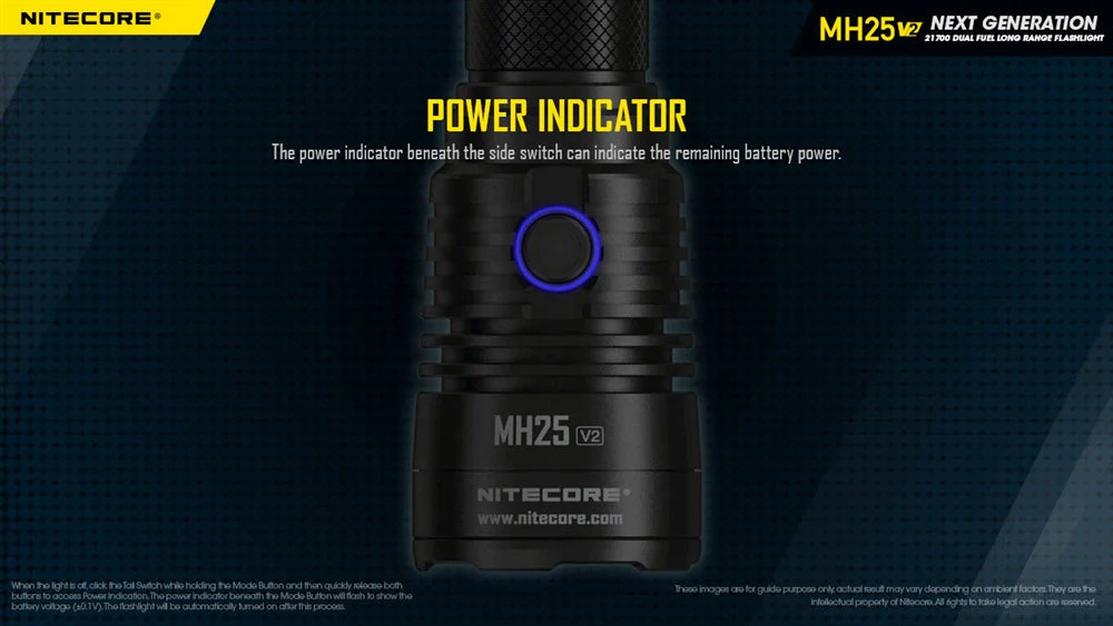 NITECORE MH25 v2 USB-C Rechargeable Flashlight - Image 5