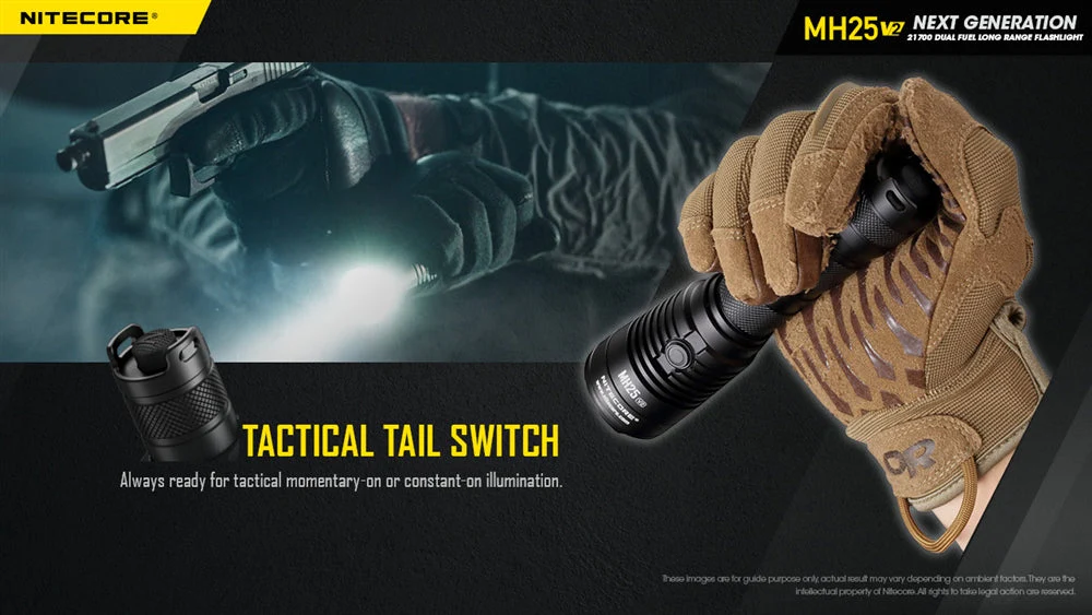 NITECORE MH25 v2 USB-C Rechargeable Flashlight - Image 8