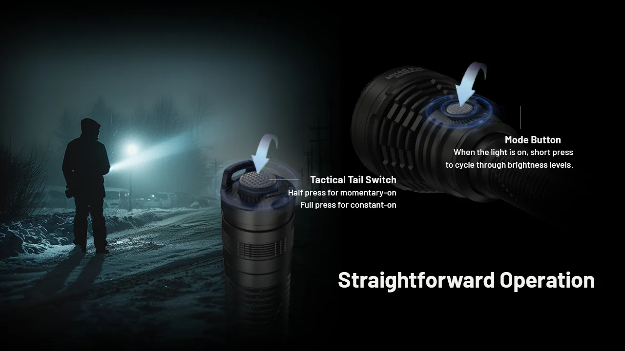 Nitecore MH40 Pro 3500 Lumen Long Throw Flashlight - Image 6