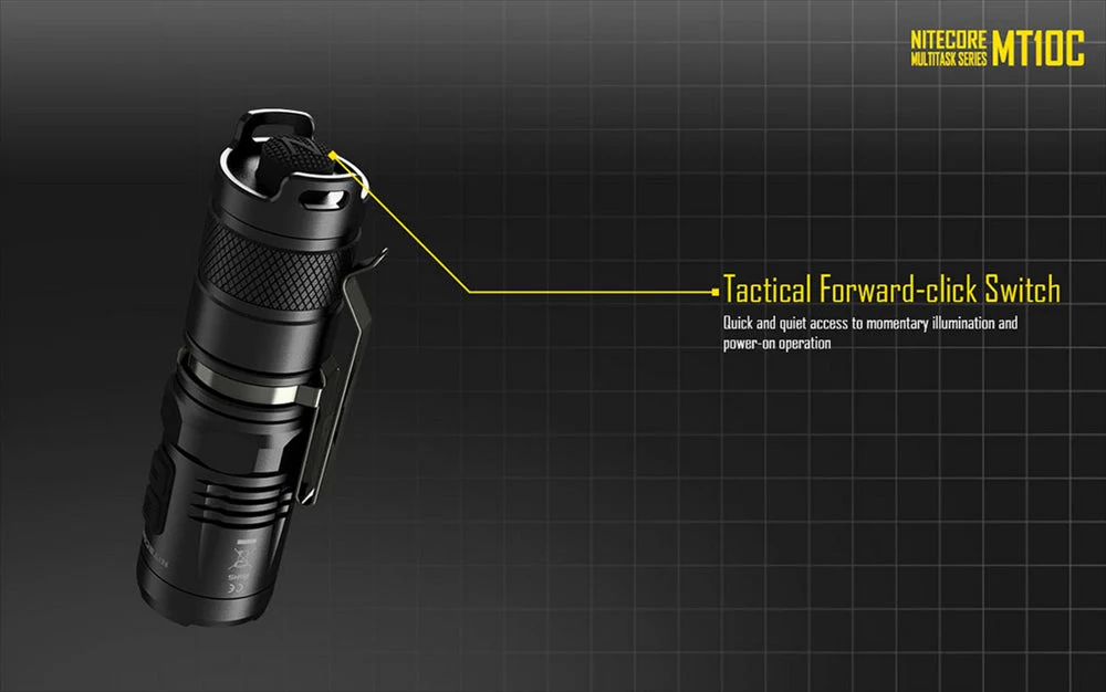 Nitecore MT10C 920 Lumen EDC Flashlight, with Red Light - Image 10