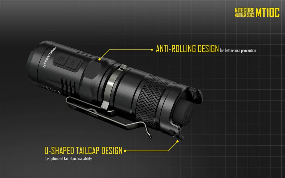 Nitecore MT10C 920 Lumen EDC Flashlight, with Red Light - Image 9