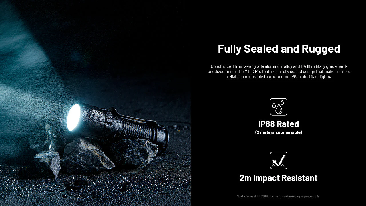 Nitecore MT1C Pro 1000 Lumen Rechargeable EDC Flashlight - Image 9