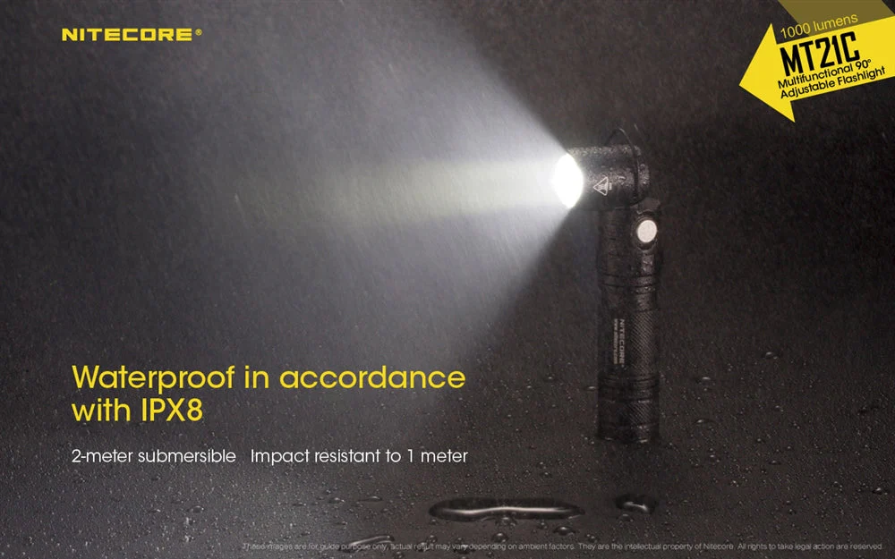 Nitecore MT21C 1000 Lumen Adjustable Right Angle Flashlight - Image 11