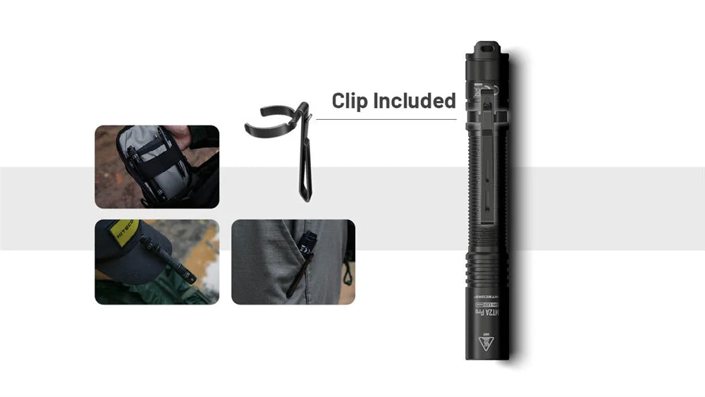 Nitecore MT2A Pro 1000 Lumen LED EDC Rechargeable Flashlight, Use 2x AA - Image 11