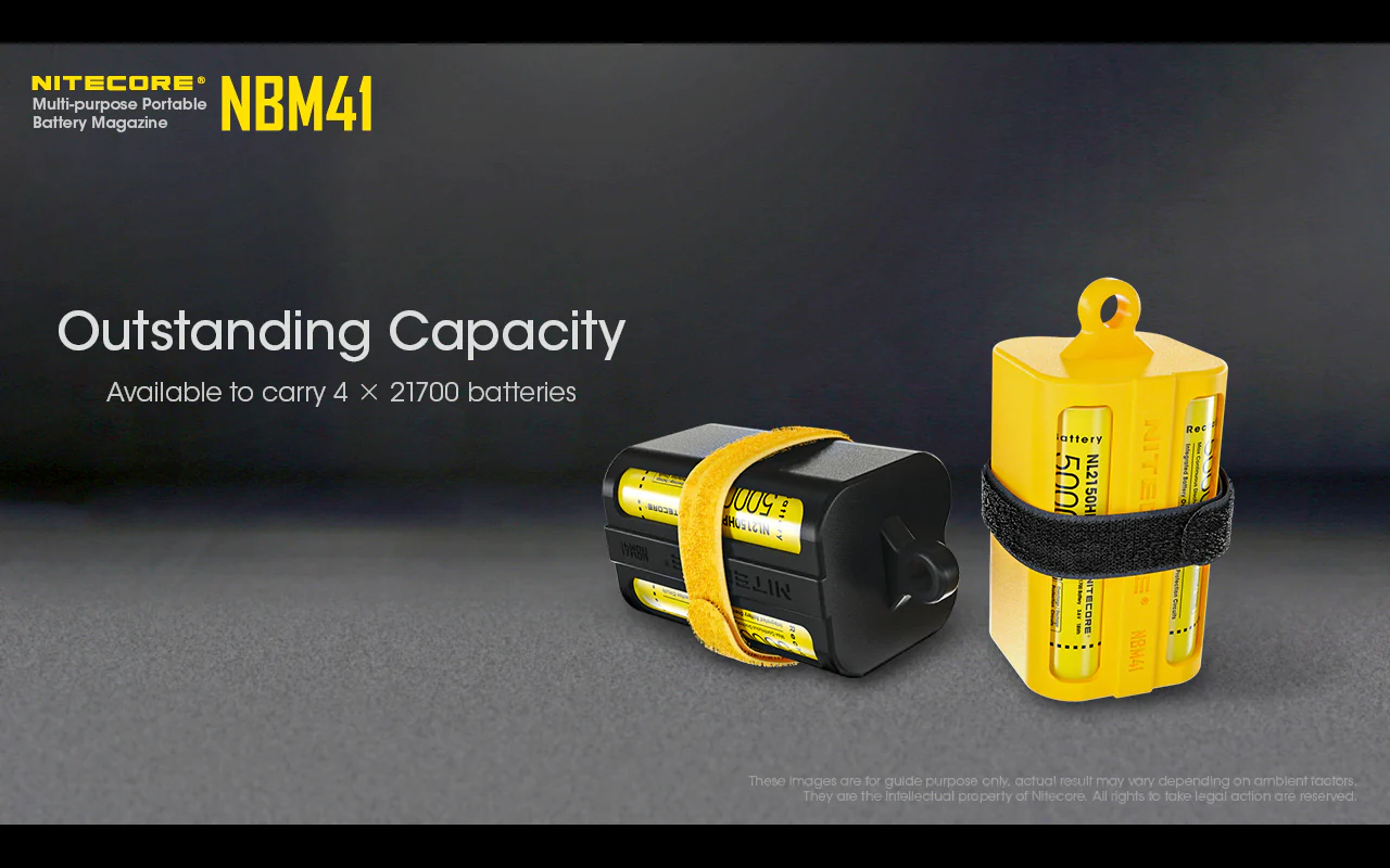 Nitecore NBM41 Battery Magazine for 21700 and 18650 Batteries - Image 5