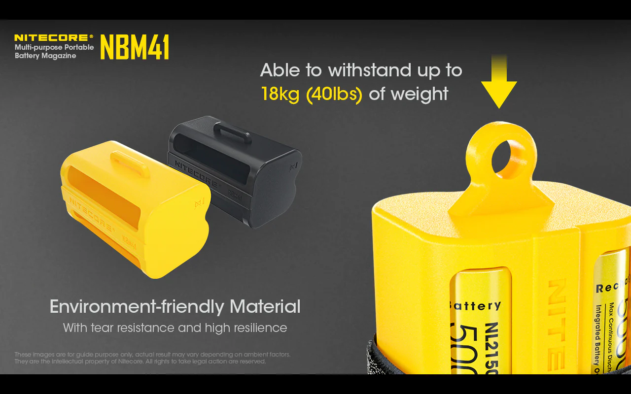 Nitecore NBM41 Battery Magazine for 21700 and 18650 Batteries - Image 7