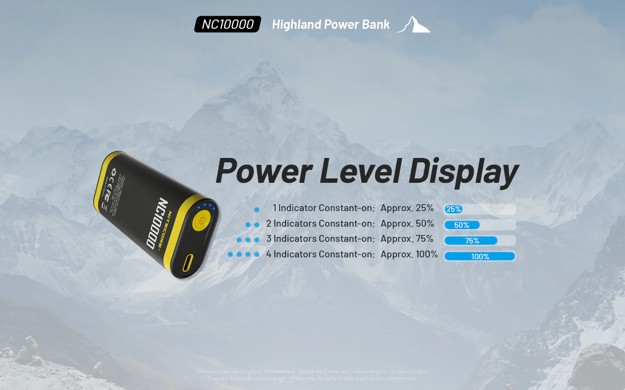 Nitecore NC10000 USB-C QC/PD 10000mAh Outdoor Power Bank - Image 10
