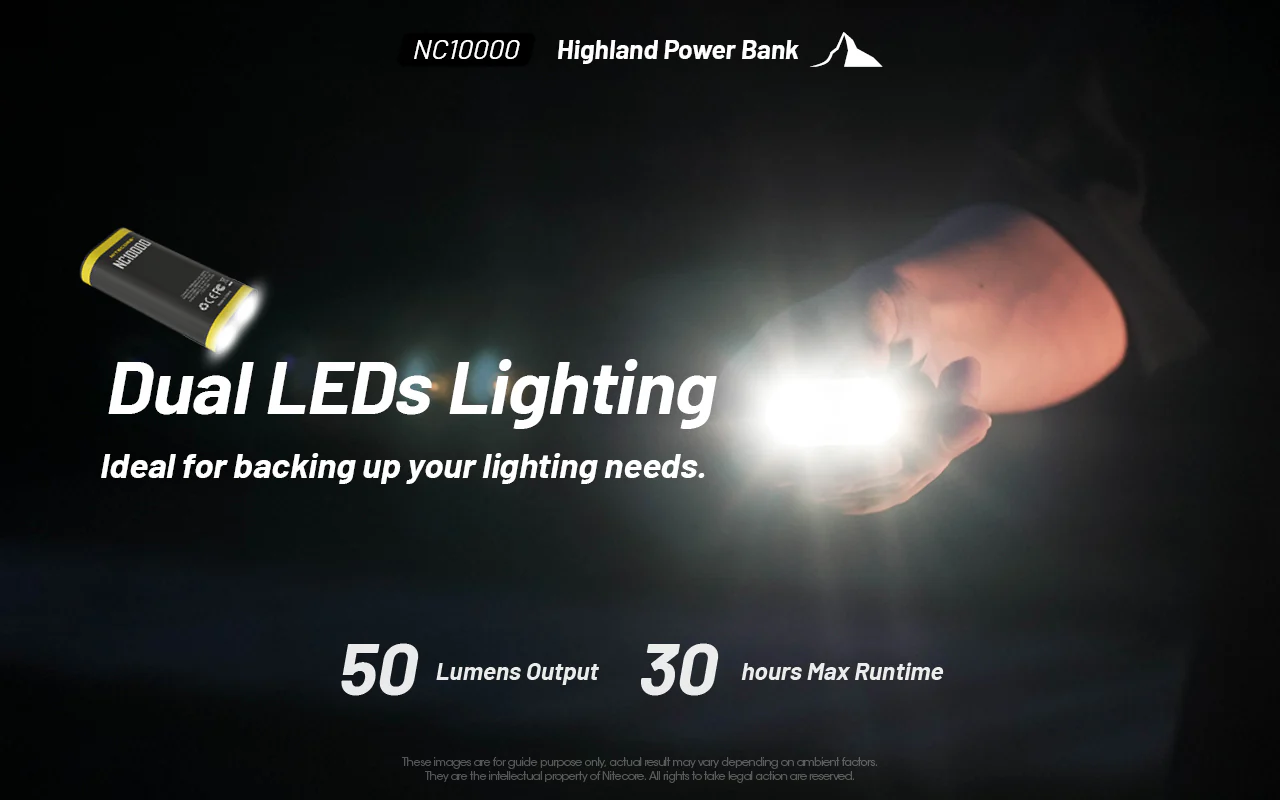 Nitecore NC10000 USB-C QC/PD 10000mAh Outdoor Power Bank - Image 3