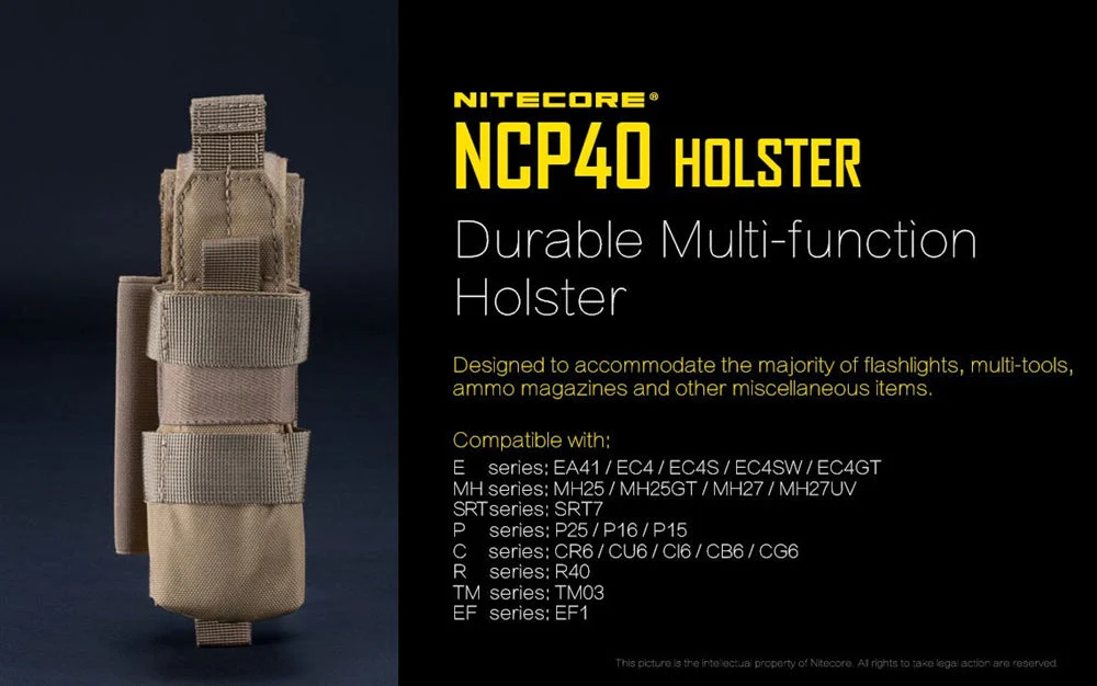 Nitecore NCP40 Holster for Nitecore Tactical Flashlight - Image 4