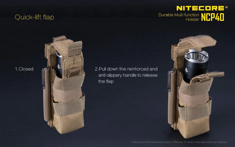 Nitecore NCP40 Holster for Nitecore Tactical Flashlight - Image 6