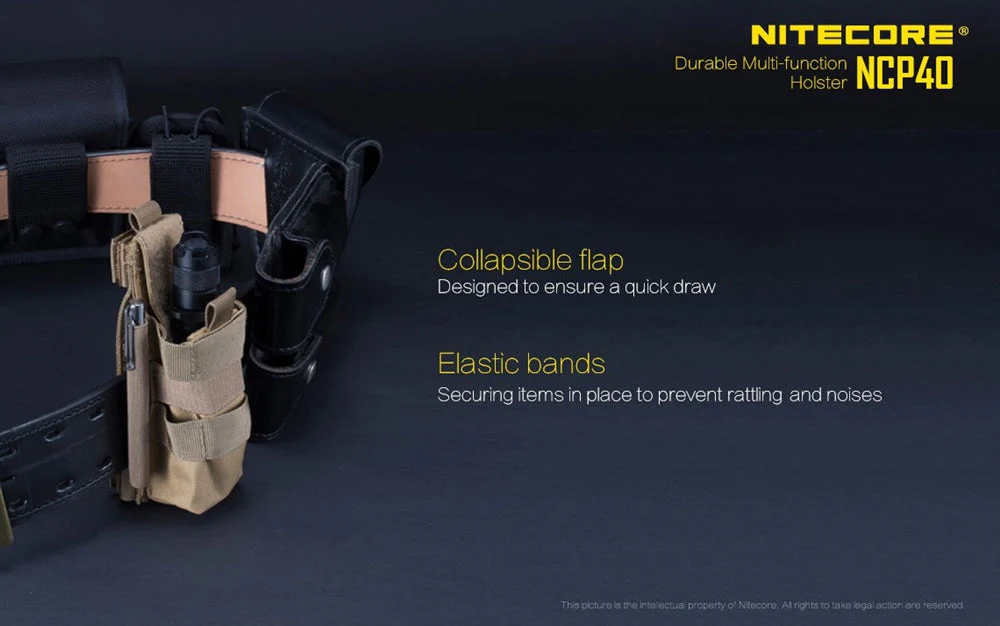 Nitecore NCP40 Holster for Nitecore Tactical Flashlight - Image 8