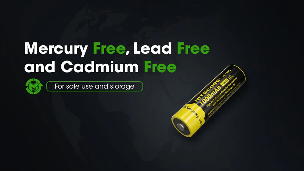 Nitecore NL1410 1000mAh Rechargeable 14500 Battery - Image 7