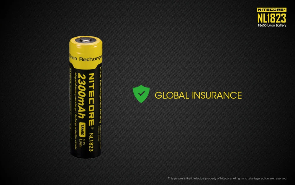 Nitecore NL1823 (NL183) 2300mAh Rechargeable 18650 Battery - Image 8