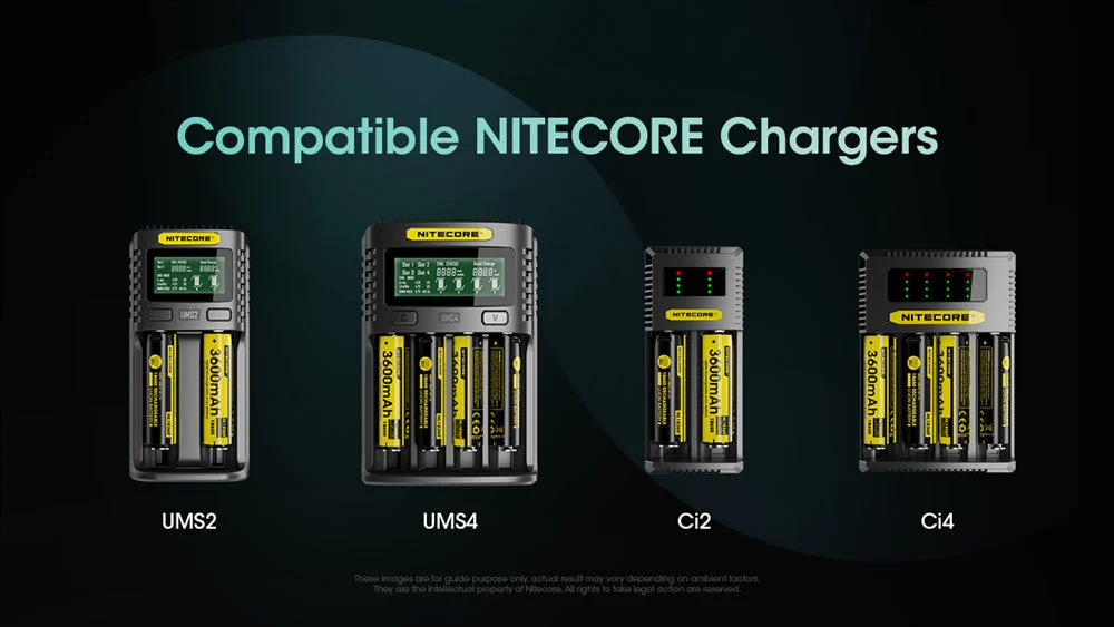 Nitecore NL1836R 3600mAh USB-C Rechargeable 18650 Battery - Image 11
