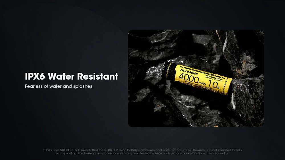 Nitecore NL1840HP 4000mAh Rechargeable 18650 Battery - Image 8