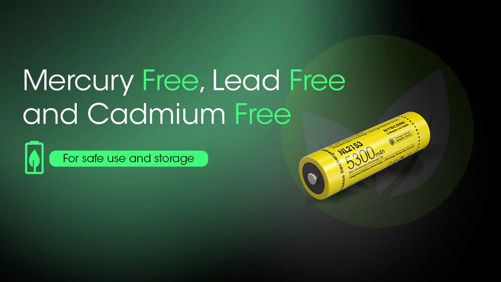Nitecore NL2153 5300mAh Rechargeable 21700 Battery - Image 8