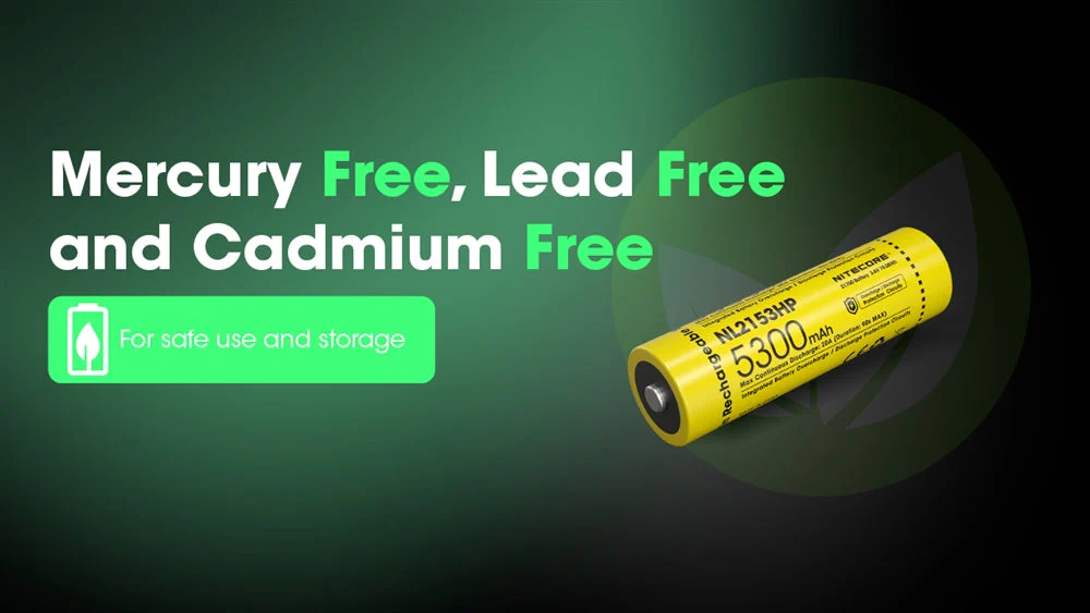 Nitecore NL2153HP 5300mAh Rechargeable 21700 Battery - Image 9