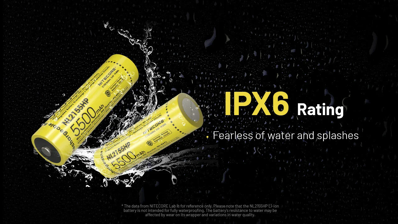 Nitecore NL2155HP 5500mAh Rechargeable 21700 Battery - Image 8