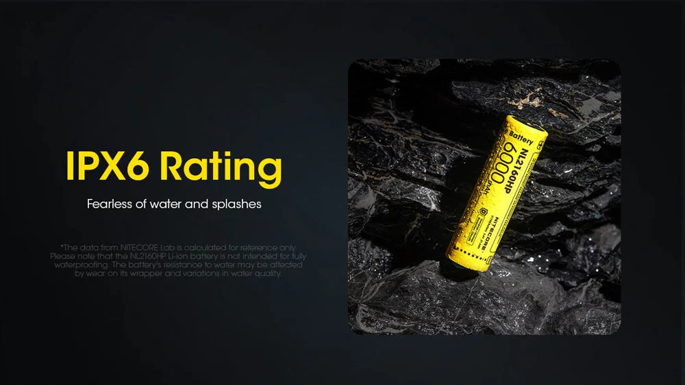 Nitecore NL2160HP 6000mAh Rechargeable 21700 Battery - Image 10
