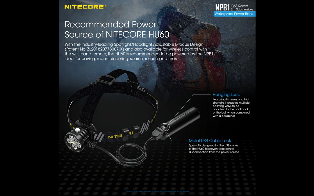 Nitecore NPB1 5000mAh Waterproof Power Bank - Image 12