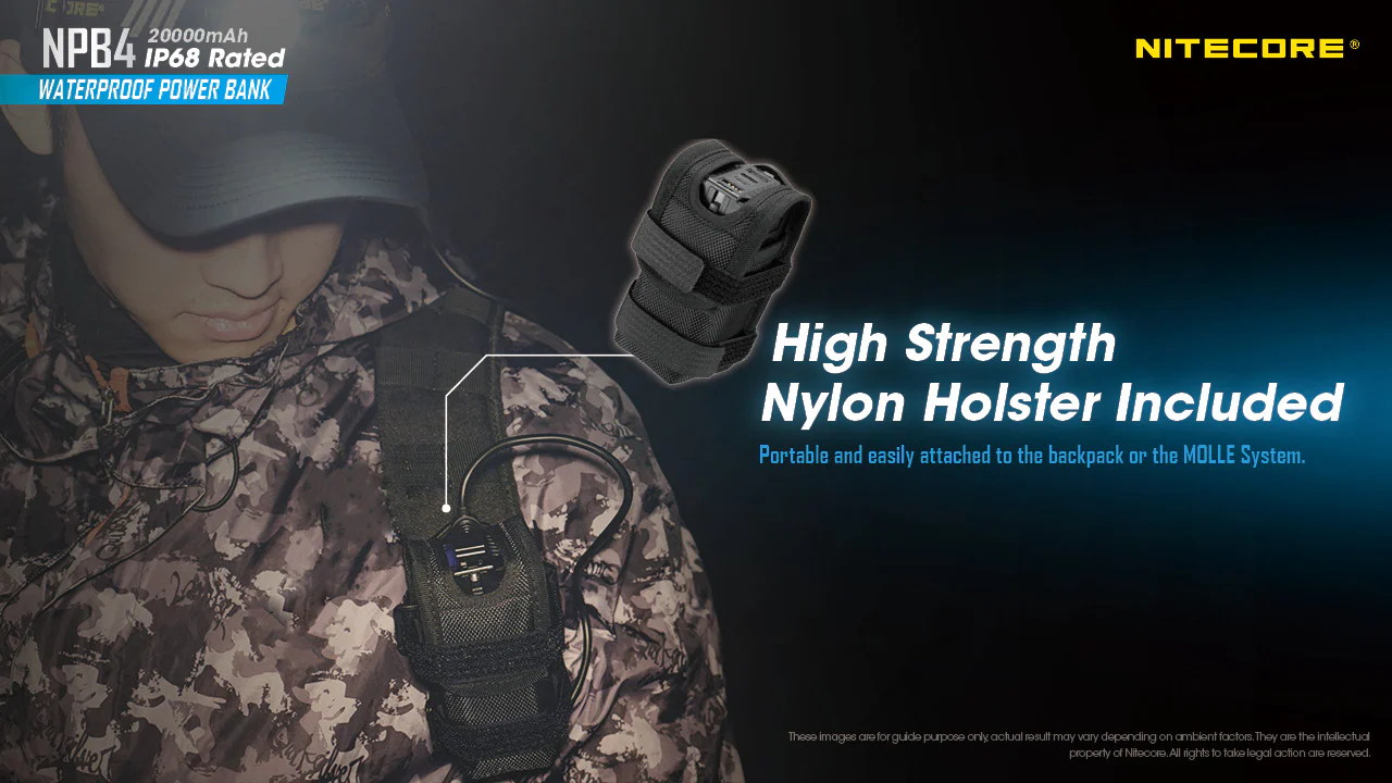 Nitecore NPB4 20,000mAh Waterproof Power Bank - Image 10