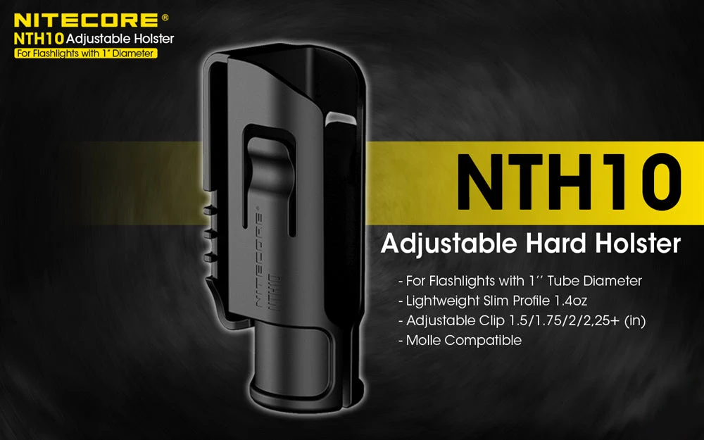 Nitecore NTH10 Rigid 1 in Diameter Flashlight Adjustable Holster - Image 2