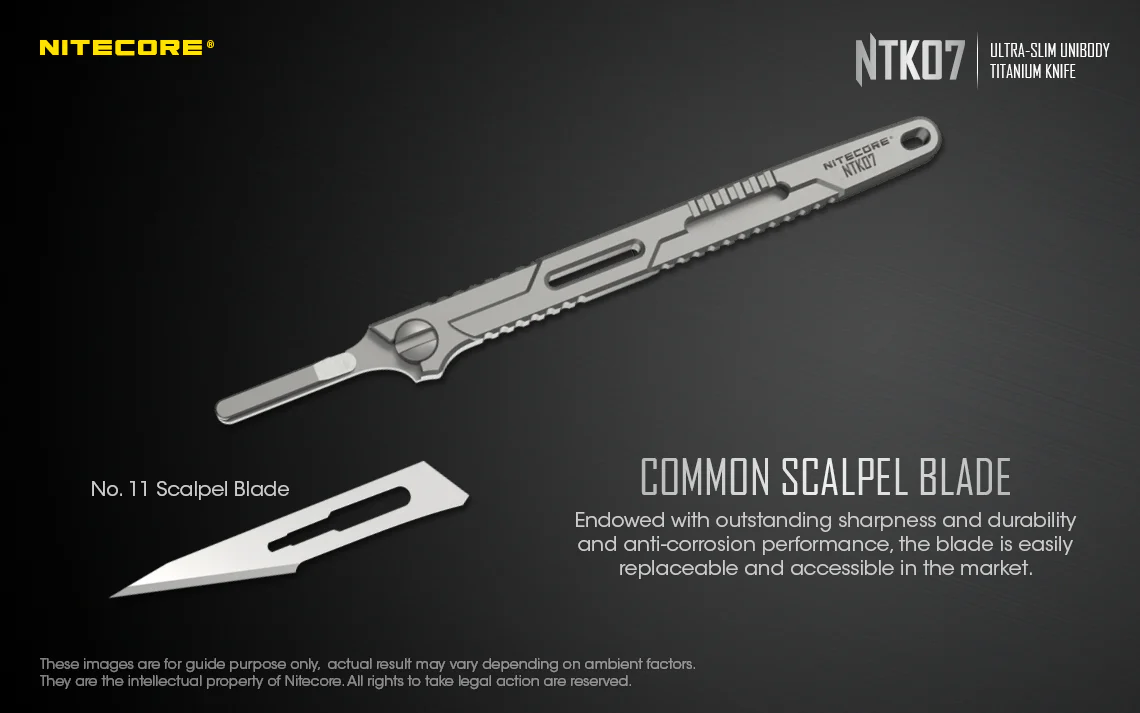 Nitecore NTK07 Titanium Knife - Image 11