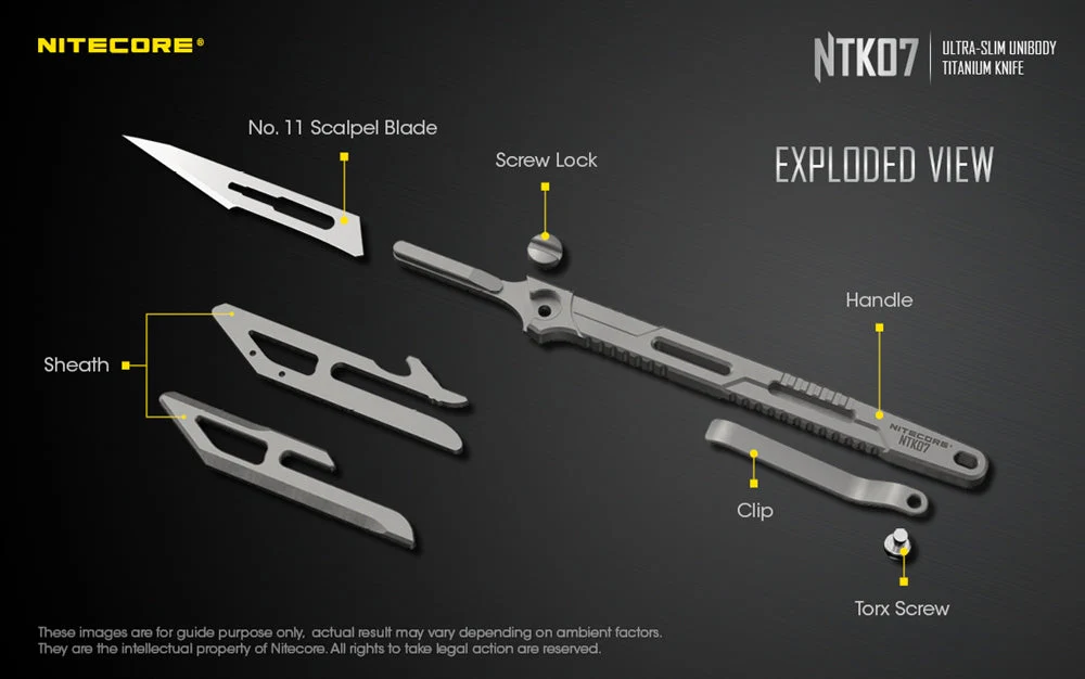 Nitecore NTK07 Titanium Knife - Image 12