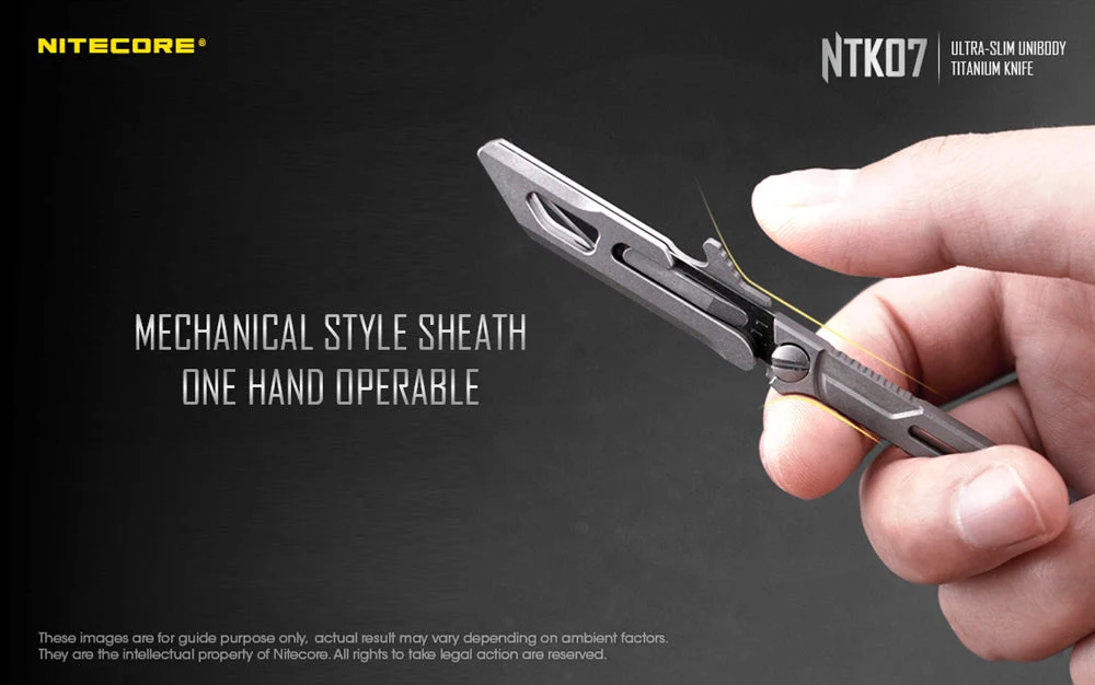 Nitecore NTK07 Titanium Knife - Image 4