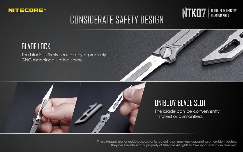 Nitecore NTK07 Titanium Knife - Image 7