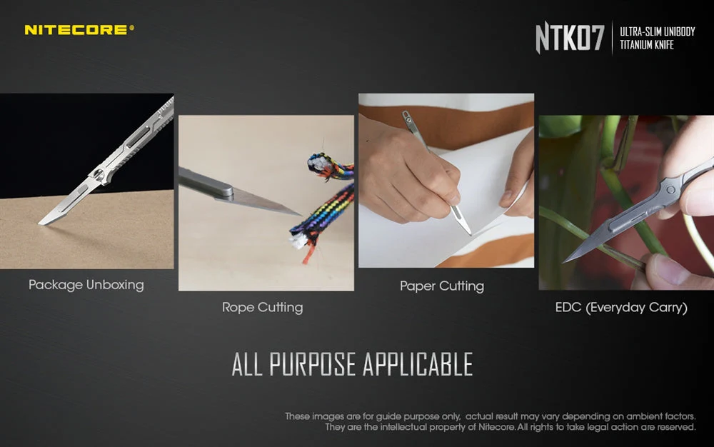 Nitecore NTK07 Titanium Knife - Image 9