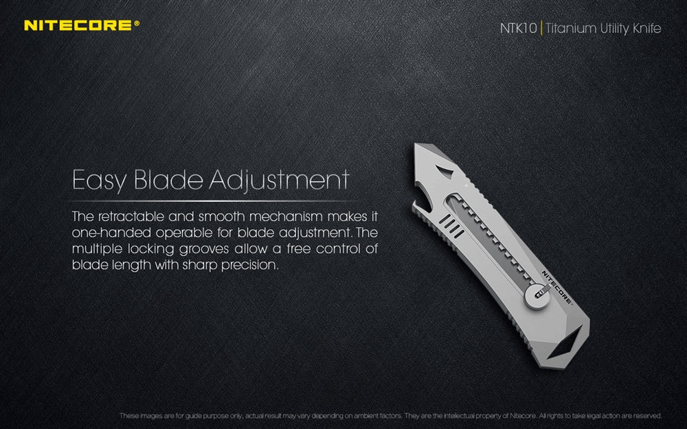 Nitecore NTK10 Titanium Utility Knife - Image 5
