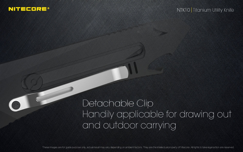 Nitecore NTK10 Titanium Utility Knife - Image 8