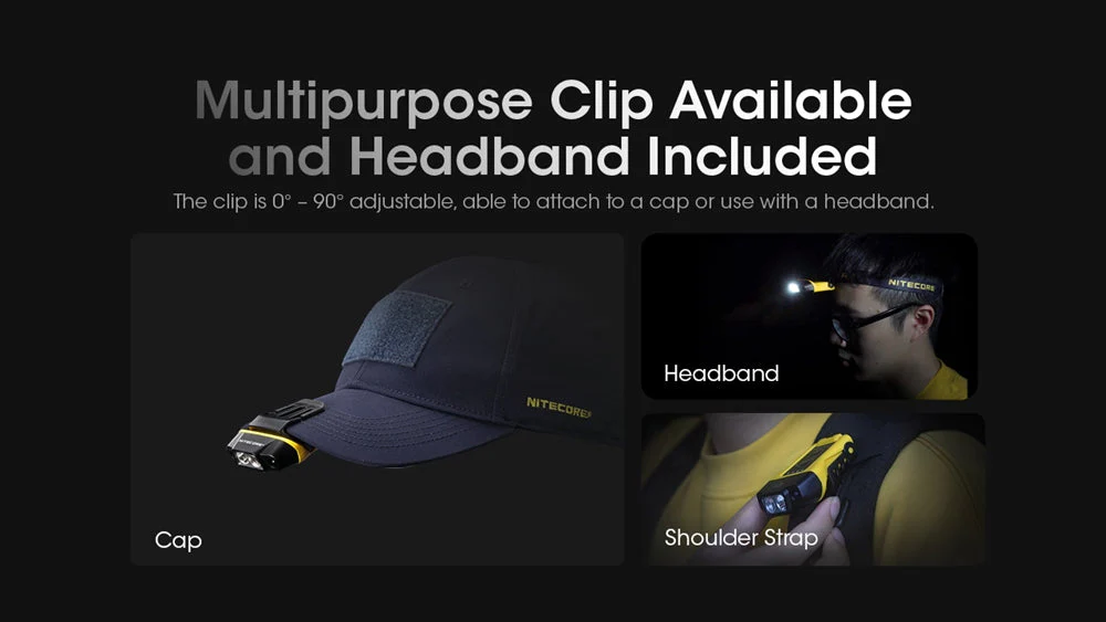Nitecore NU11 Motion Sensor Clip-On Cap Light - Image 6