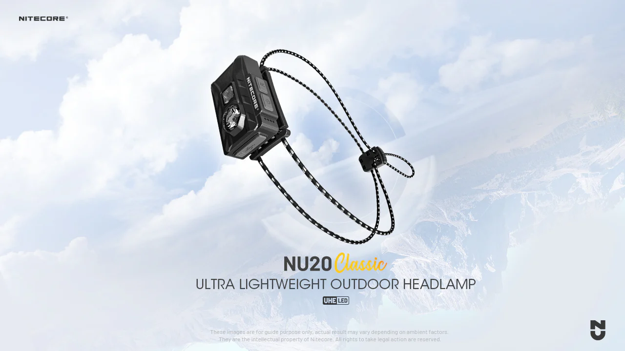 Nitecore NU20 Classic 360 Lumen USB-C Lightweight Outdoor Headlamp - Image 2