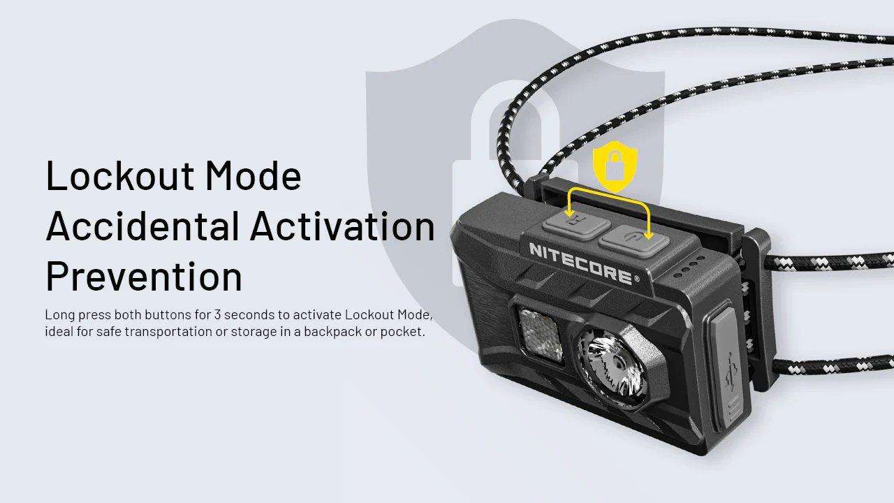 Nitecore NU20 Classic 360 Lumen USB-C Lightweight Outdoor Headlamp - Image 8