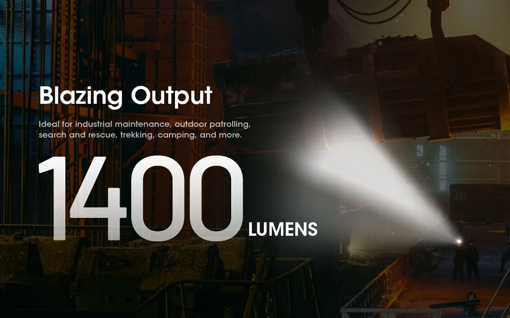NITECORE NU50 1400 lumen Lightweight USB-C Rechargeable Headlamp - Image 2