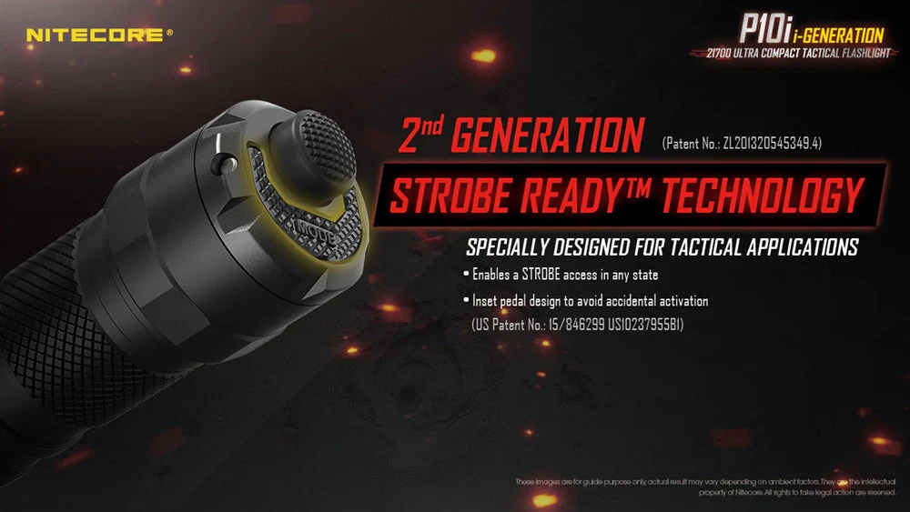 Nitecore P10i 1800 Lumen USB-C Rechargeable Flashlight - Image 4