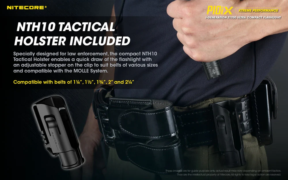NITECORE P10iX 4000 Lumen USB-C Rechargeable Flashlight - Image 10