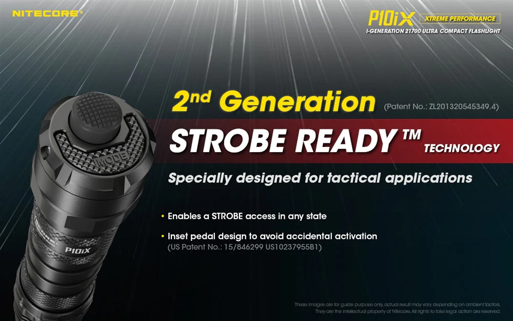 NITECORE P10iX 4000 Lumen USB-C Rechargeable Flashlight - Image 4