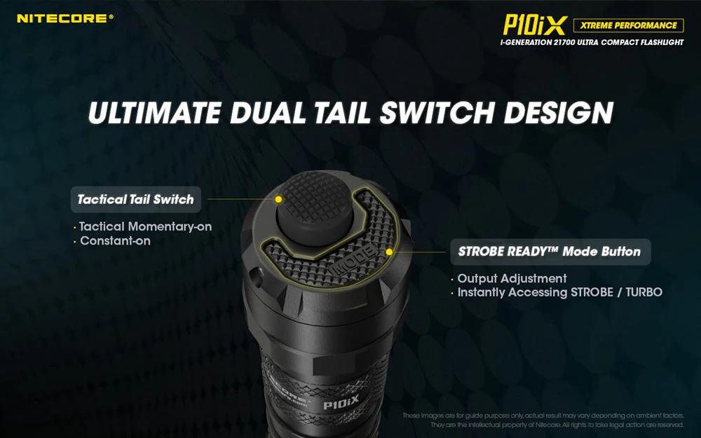 NITECORE P10iX 4000 Lumen USB-C Rechargeable Flashlight - Image 5