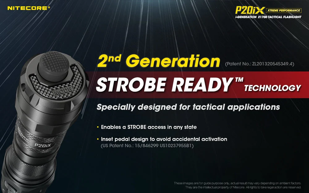 Nitecore P20iX 4000 Lumen USB-C Rechargeable Flashlight - Image 4