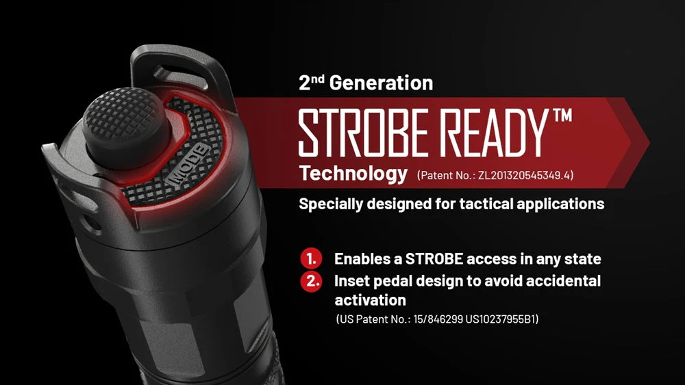 NITECORE P23i 3000 Lumen Rechargeable Flashlight - Image 4