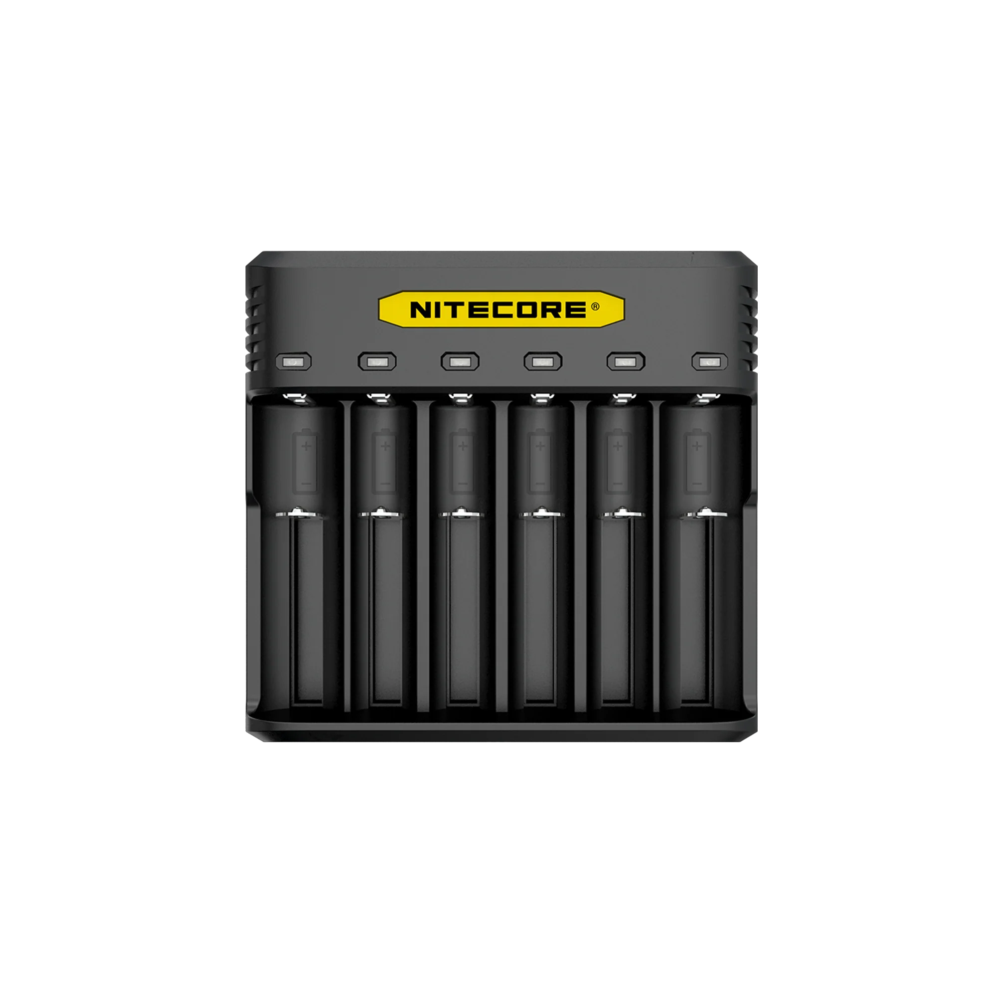Nitecore Q6 Six Slot Charger, for 18650 16340 RCR123A 14500 18350 and more