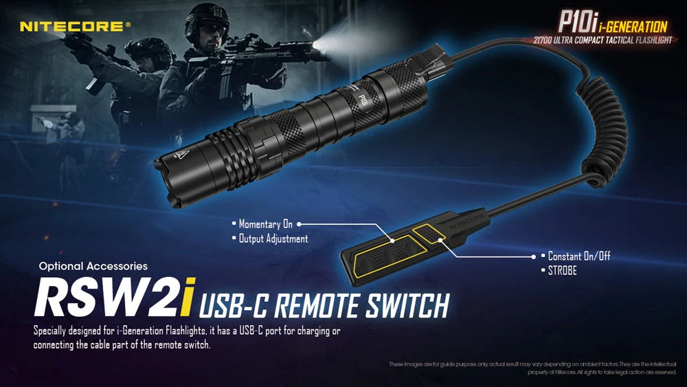 Nitecore RSW2i Remote Pressure Switch for P10i, P20iX, p23i P30i SRT6i - Image 3