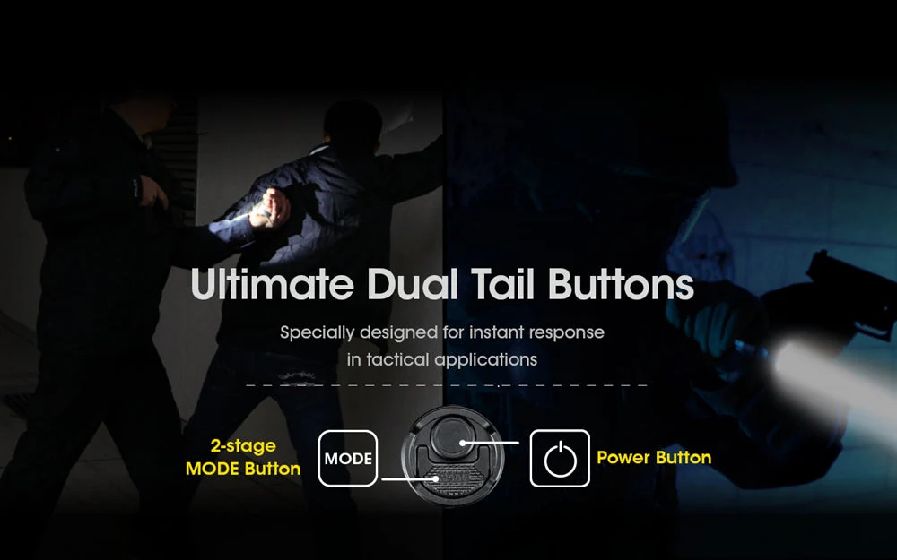 NITECORE SRT7i 3000 Lumen Long Throw Rechargeable Flashlight - Image 6