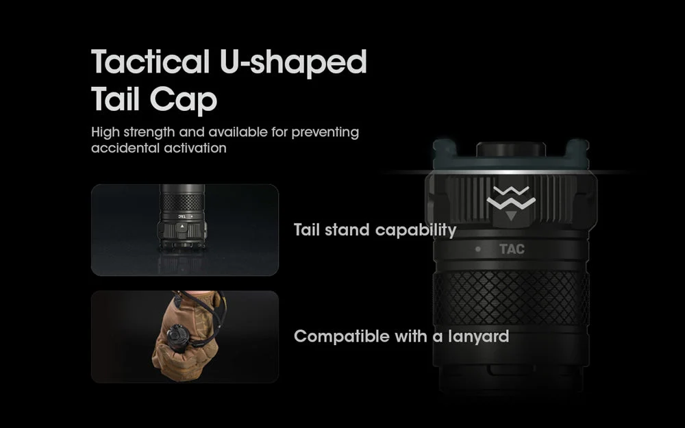 NITECORE SRT7i 3000 Lumen Long Throw Rechargeable Flashlight - Image 8